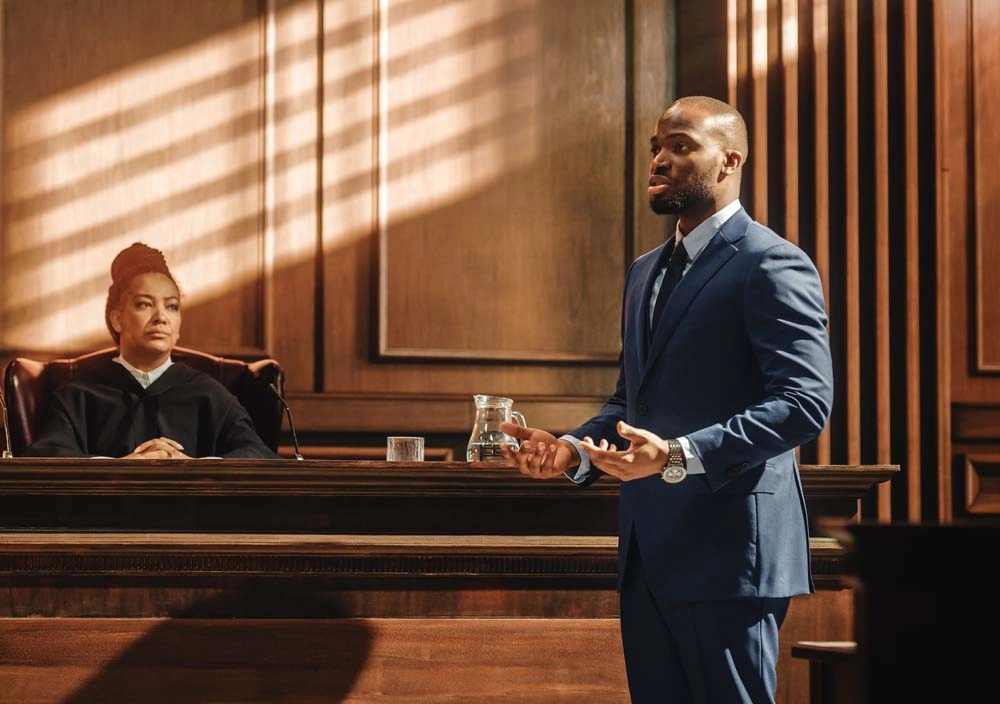 Experienced trial attorney representing clients in court for personal injury, criminal defense, and civil litigation cases.